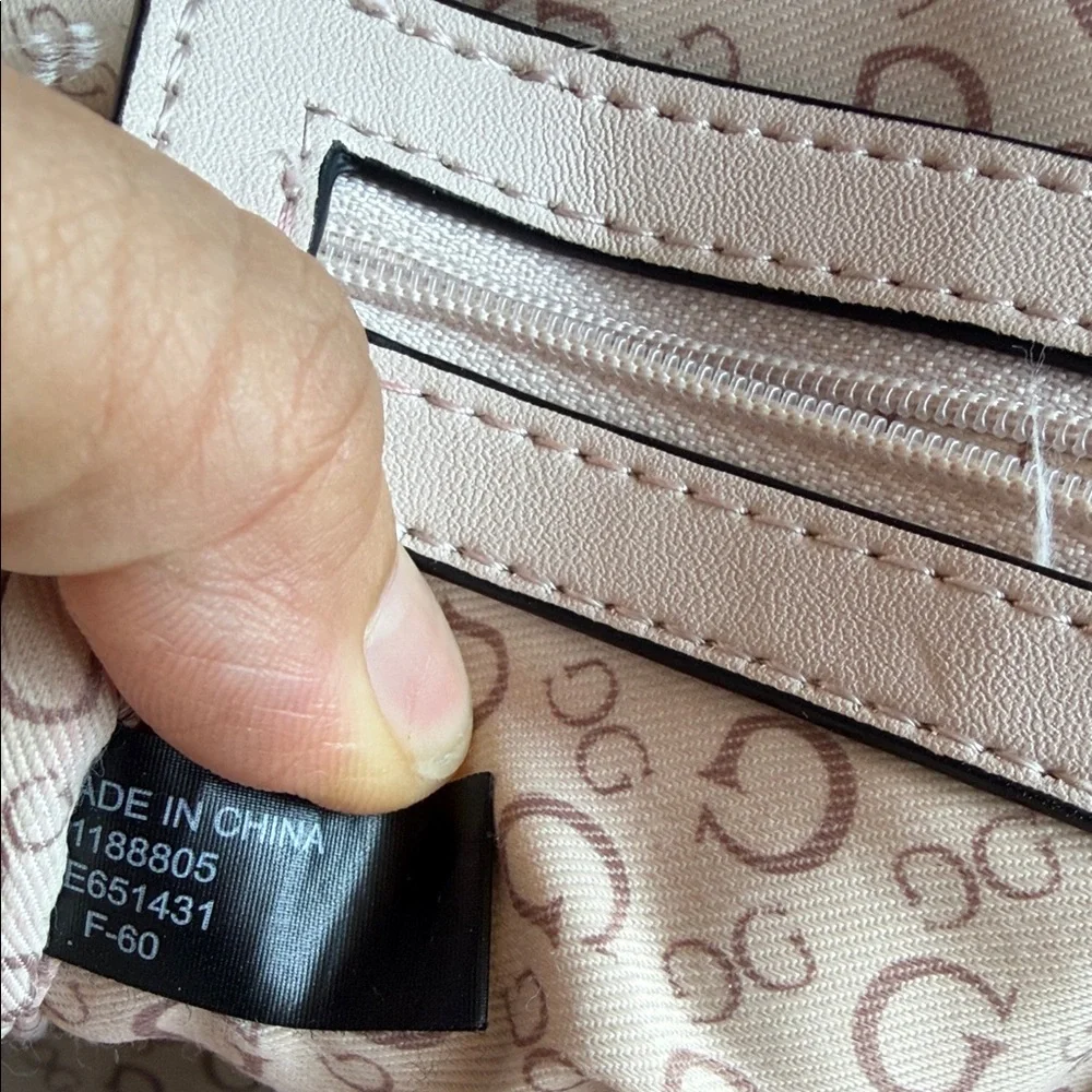 GUESS Cream Faux Leather‎ Backpack